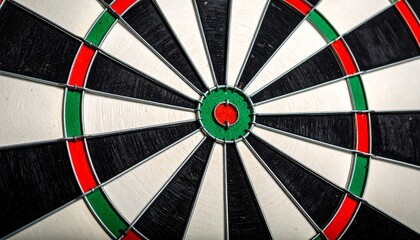 Precision Mark &ndash; Classic Dartboard Centered in Sharp Focus
