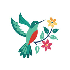 Obraz premium Minimal puppies wearing party hats icon vector illustration