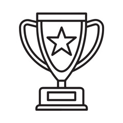 Trophy Cup Silhouette Icon