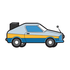 Vehicle Vector in Cartoon Style