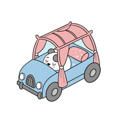Vehicle Vector in Cartoon Style