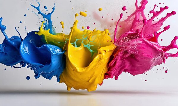 Colorful Paint Splashes
