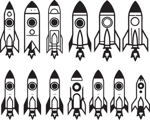 Abstract geometric silhouette shape isolated on transparent background