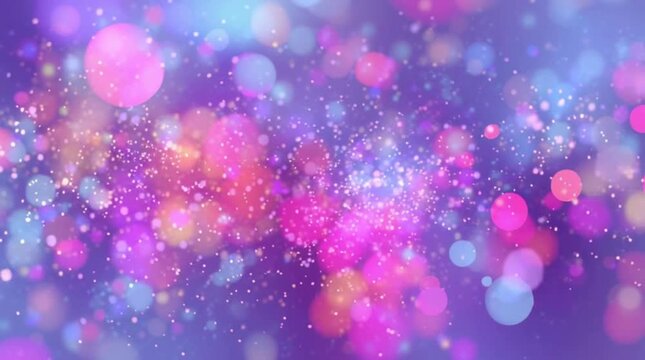 Seamless loop bokeh for wedding background gold pink romantic, A seamless looping clip featuring romantic golden and blue bokeh lights floating on a dark background. Perfect for wedding videos love