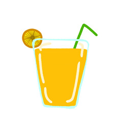 glass of orange juice