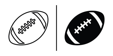 Fototapeta premium Football Iconography: Two contrasting images of a classic football, one in stark black and white. The perfect blend of minimalism and dynamic representation.