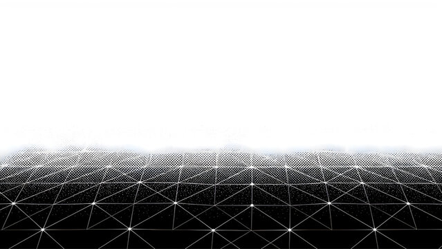 Modern Abstract Geometric Background Collection - Digital Patterns, Polygons & Halftone Gradients