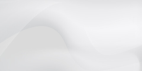 Abstract white and gray color, modern design stripes background with geometric round shape.