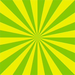 Sunburst light ray background in citrus colors