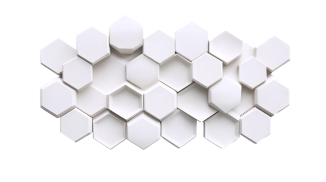 Stylish Hex Wall Covering