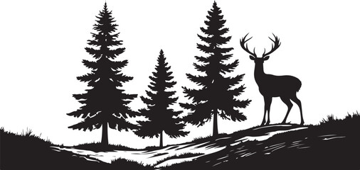 Abstract geometric shape silhouette isolated on transparent background