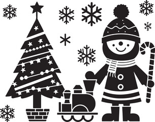 Abstract geometric pattern silhouette isolated on transparent background