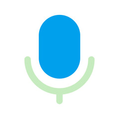 microphone duo tone icon