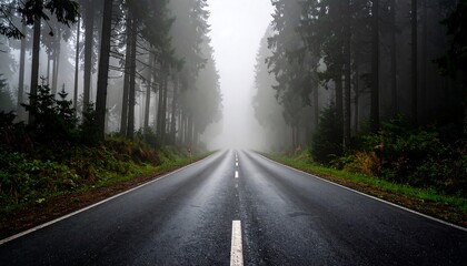 Misty forest road (3)