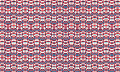 Colorful Wavy Line Pattern with Seamless Vibrant Flow