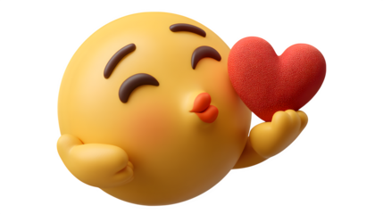 3d love emoji