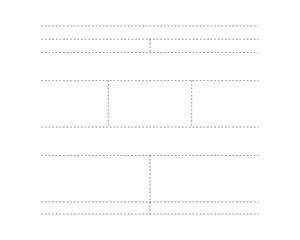 Blank page with dotted lines, perfect for presentations or layouts.