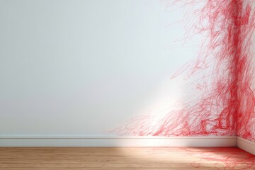 empty room with wooden floor