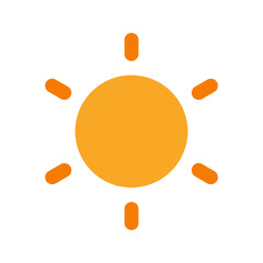 brightness flat icon