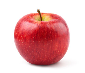 Fresh red apple isolated on white.