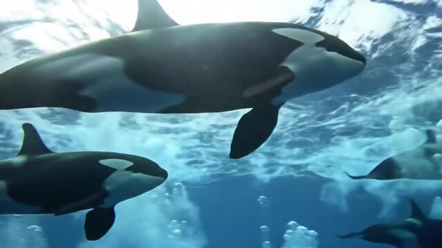 dolphin in the water