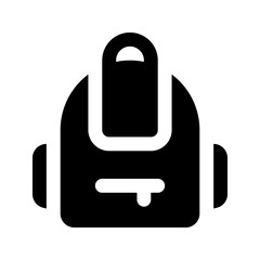bag glyph icon