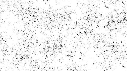 Dark grainy texture on white background dust texture. Abstract city wall. Dirty old surface. Vector vintage pattern.