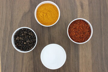 Spices and herbs close up