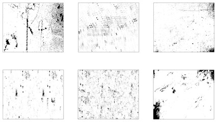 Vintage abstract grunge vertical frames set with different grungy textures, Set of vector paint brush stroke, ink splash and grungy decoration elements for social media.