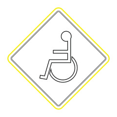 Wheel Chair Sign