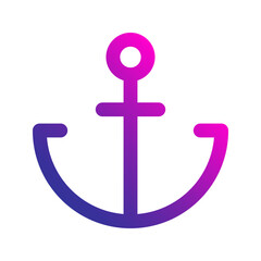 anchor gradient icon