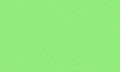 Seamless African Geometric Pattern with Traditional Pixel Spiral Motif