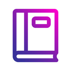book gradient icon