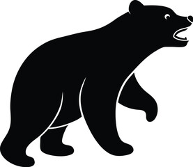 Obraz premium vector illustration of a bear