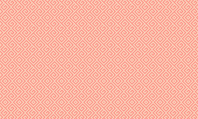 Fototapeta premium Seamless African Geometric Pattern with Traditional Pixel Spiral Motif