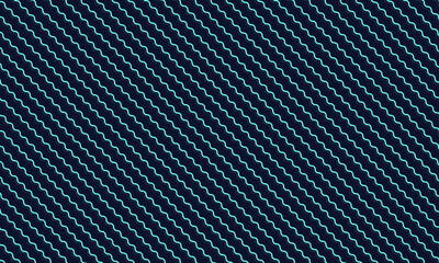 Abstract Seamless Wavy Line Pattern with Bold Repetitive Design