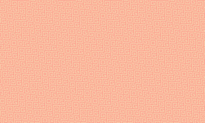 Seamless African Geometric Pattern with Traditional Pixel Spiral Motif