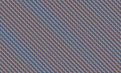 Abstract Seamless Wavy Line Pattern with Bold Repetitive Design