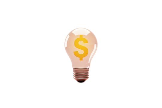 Illuminate your finance ideas with this creative lightbulb dollar sign concept, powering innovative business solutions and bright financial strategies for success and growth