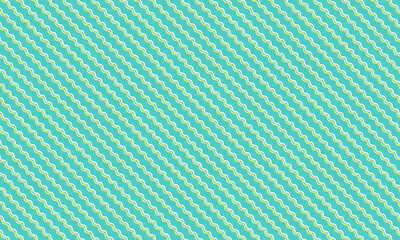 Abstract Seamless Wavy Line Pattern with Bold Repetitive Design