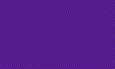 Seamless African Geometric Pattern with Traditional Pixel Spiral Motif