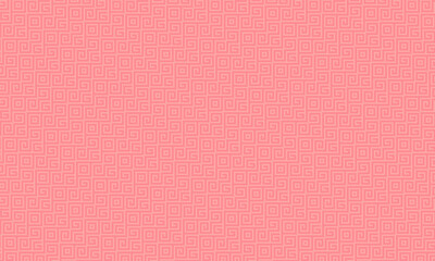 Seamless African Geometric Pattern with Traditional Pixel Spiral Motif