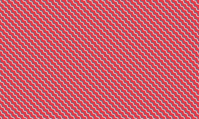 Abstract Seamless Wavy Line Pattern with Bold Repetitive Design