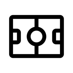 soccer field line icon