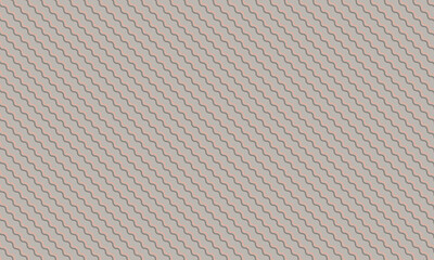 Abstract Seamless Wavy Line Pattern with Bold Repetitive Design