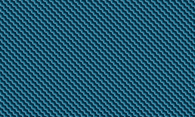 Abstract Seamless Wavy Line Pattern with Bold Repetitive Design