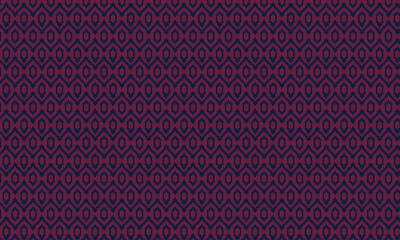 Seamless African Pixel Pattern with Geometric Diamond Motif Design