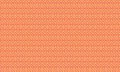 Fototapeta premium Seamless African Pixel Pattern with Geometric Diamond Motif Design