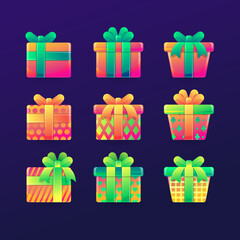 gradient birthday present collection