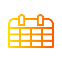 calendar gradient icon